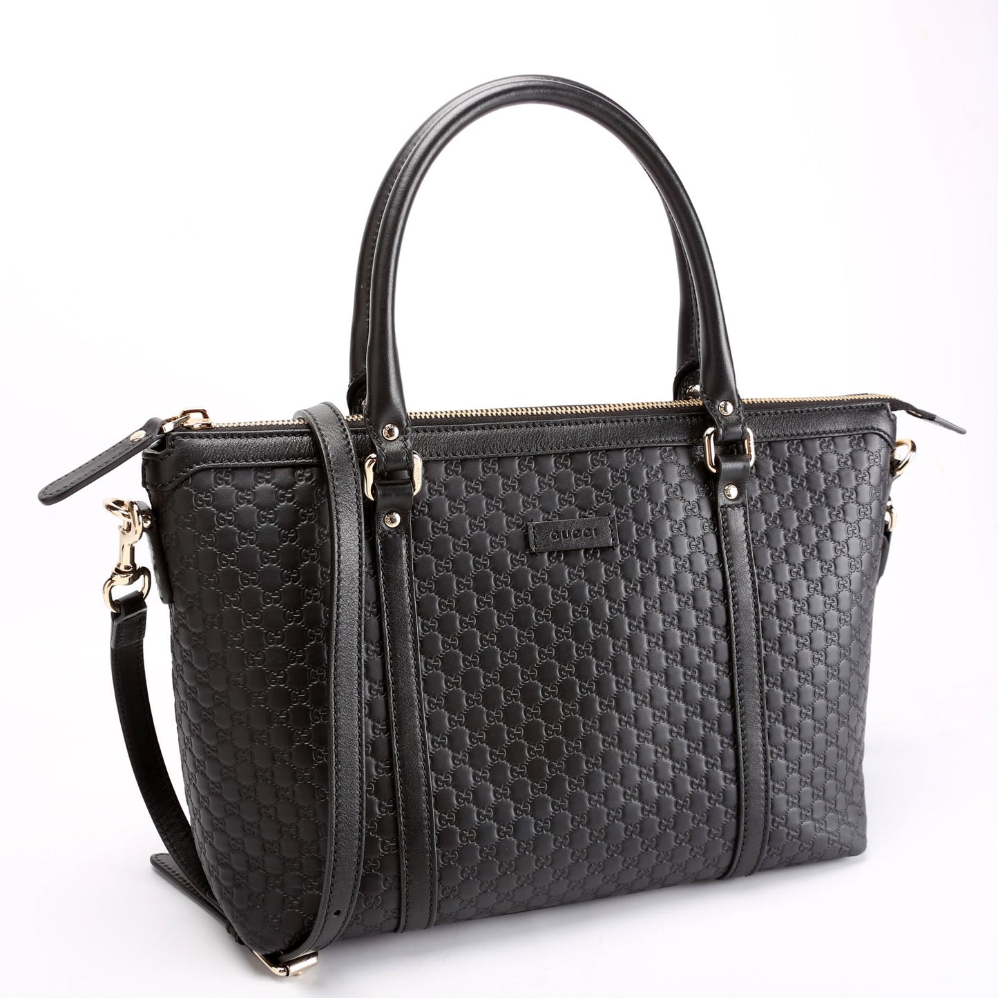 Gucci 449656 Margaux Satchel Micro Black Bag