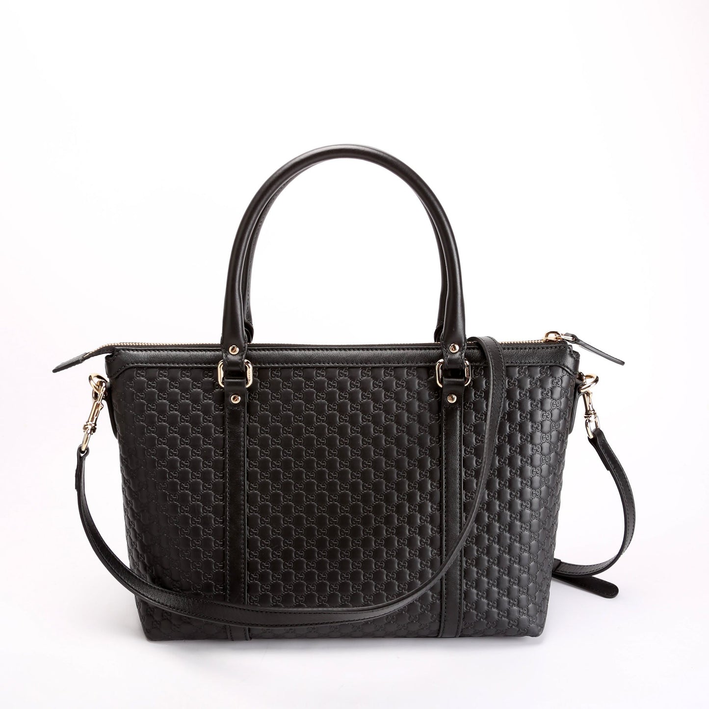 Gucci 449656 Margaux Satchel Micro Black Bag