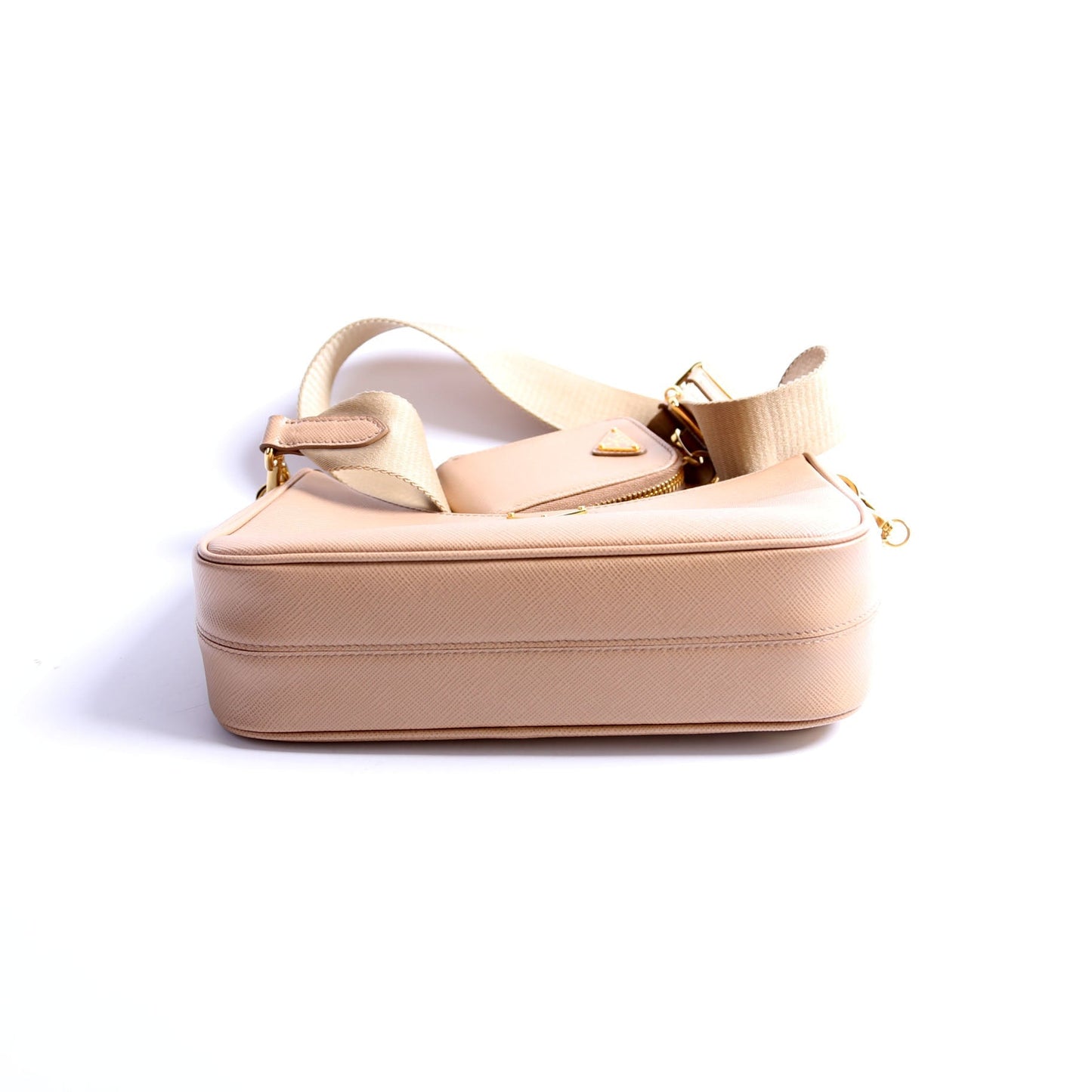 Prada Saffiano Re-Edition 2005 Beige Bag