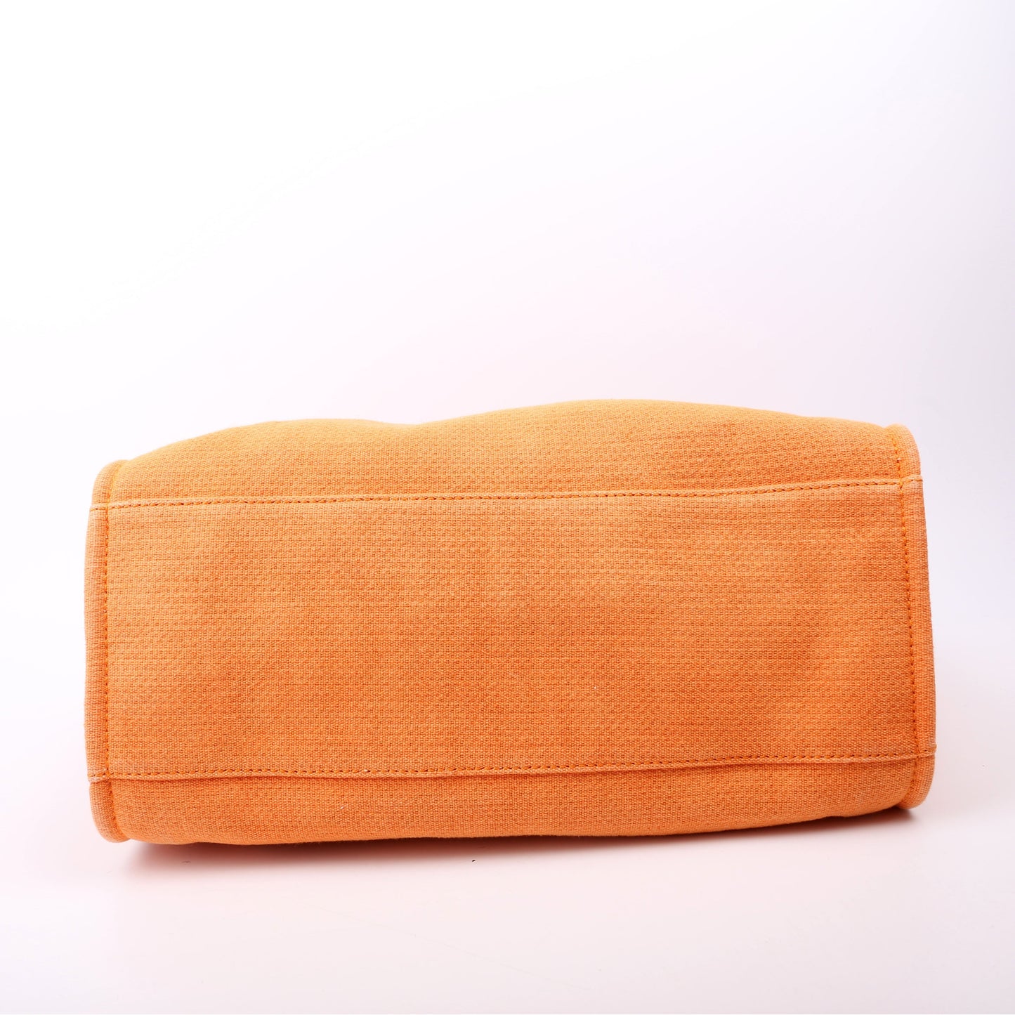 Chanel Deauville Medium Mixed Fibers 20M Orange Bag