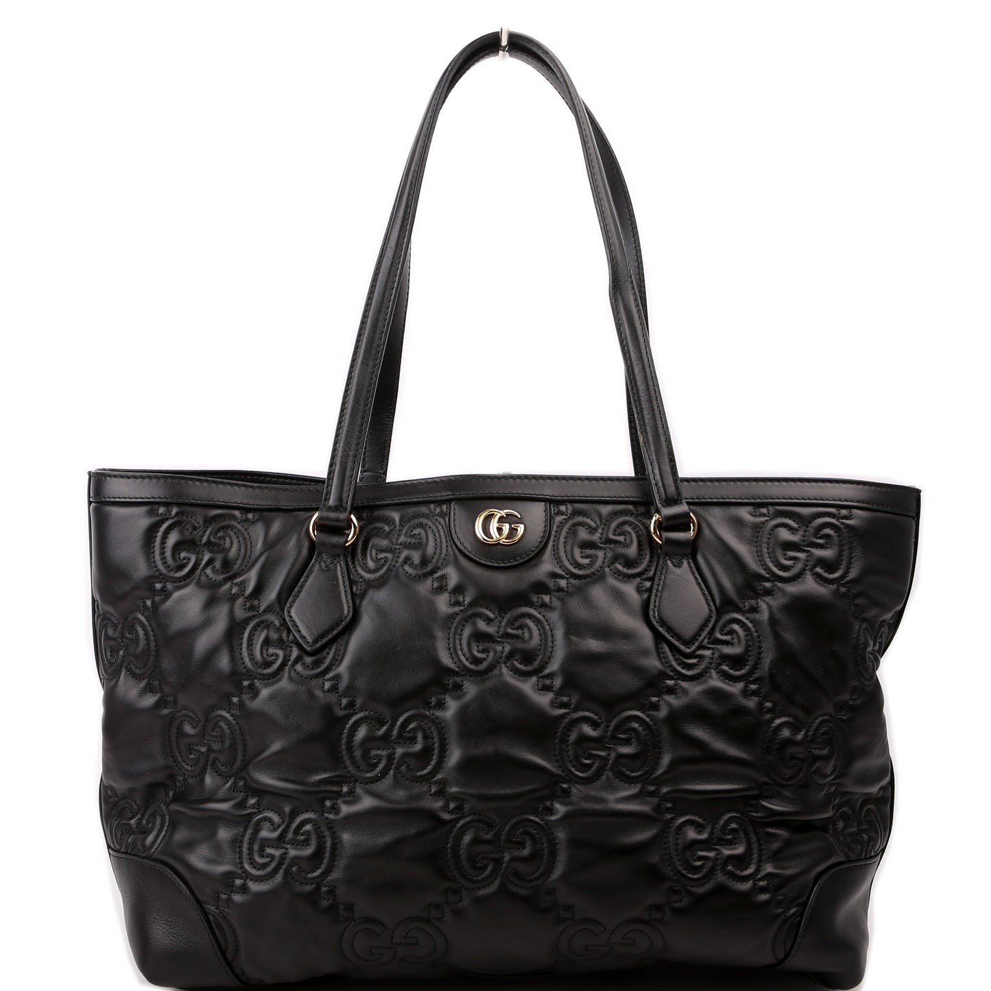 Gucci 631685 GG Matelasse Ophidia Tote Black Bag