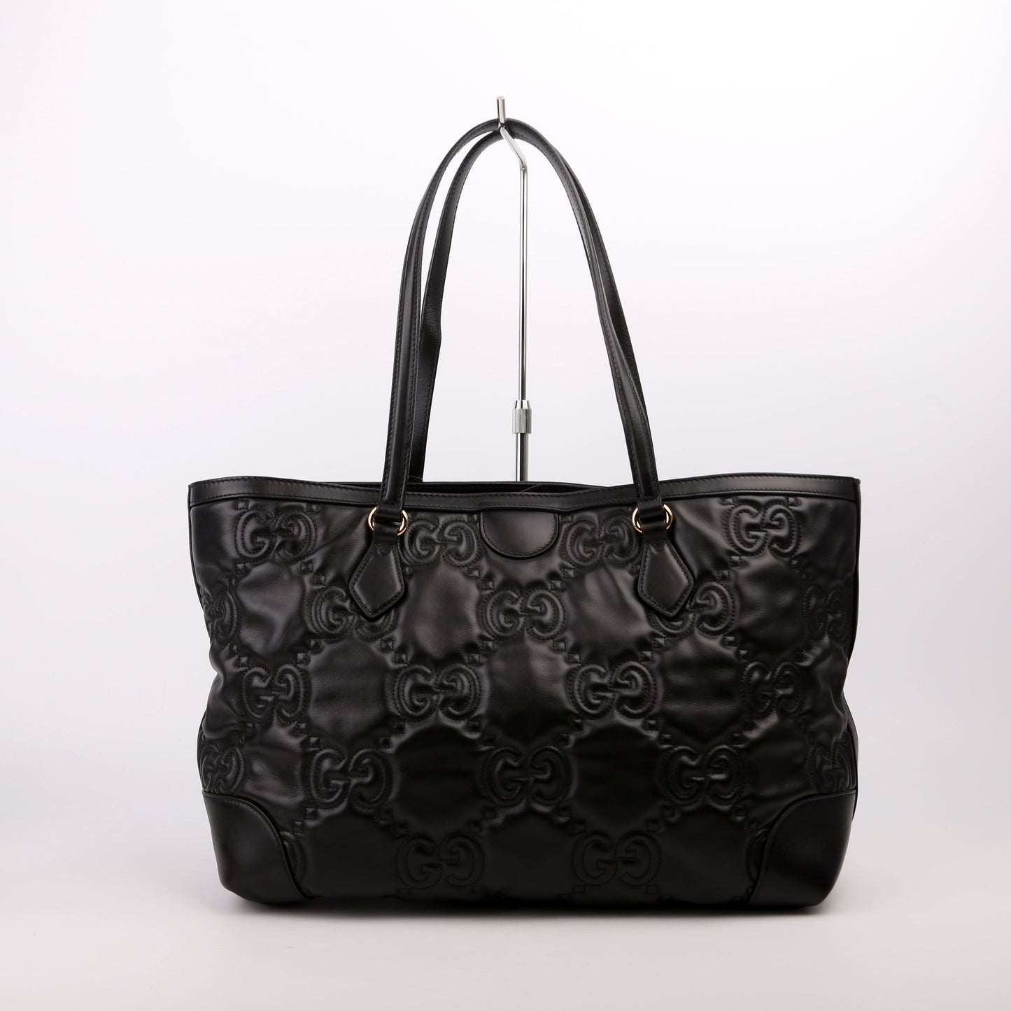 Gucci 631685 GG Matelasse Ophidia Tote Black Bag