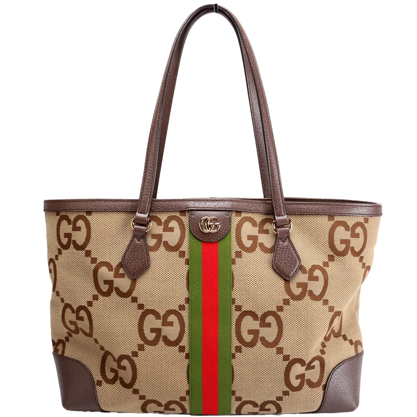 Gucci 631685 Jumbo GG Ophidia Tote Brown Bag