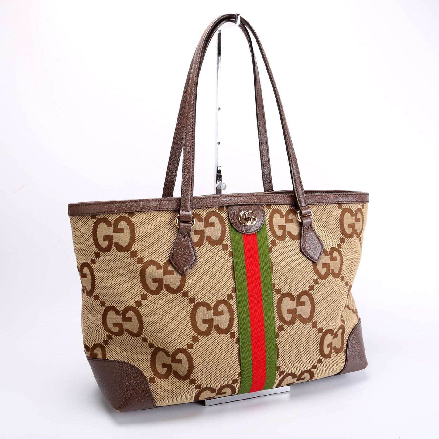 Gucci 631685 Jumbo GG Ophidia Tote Brown Bag