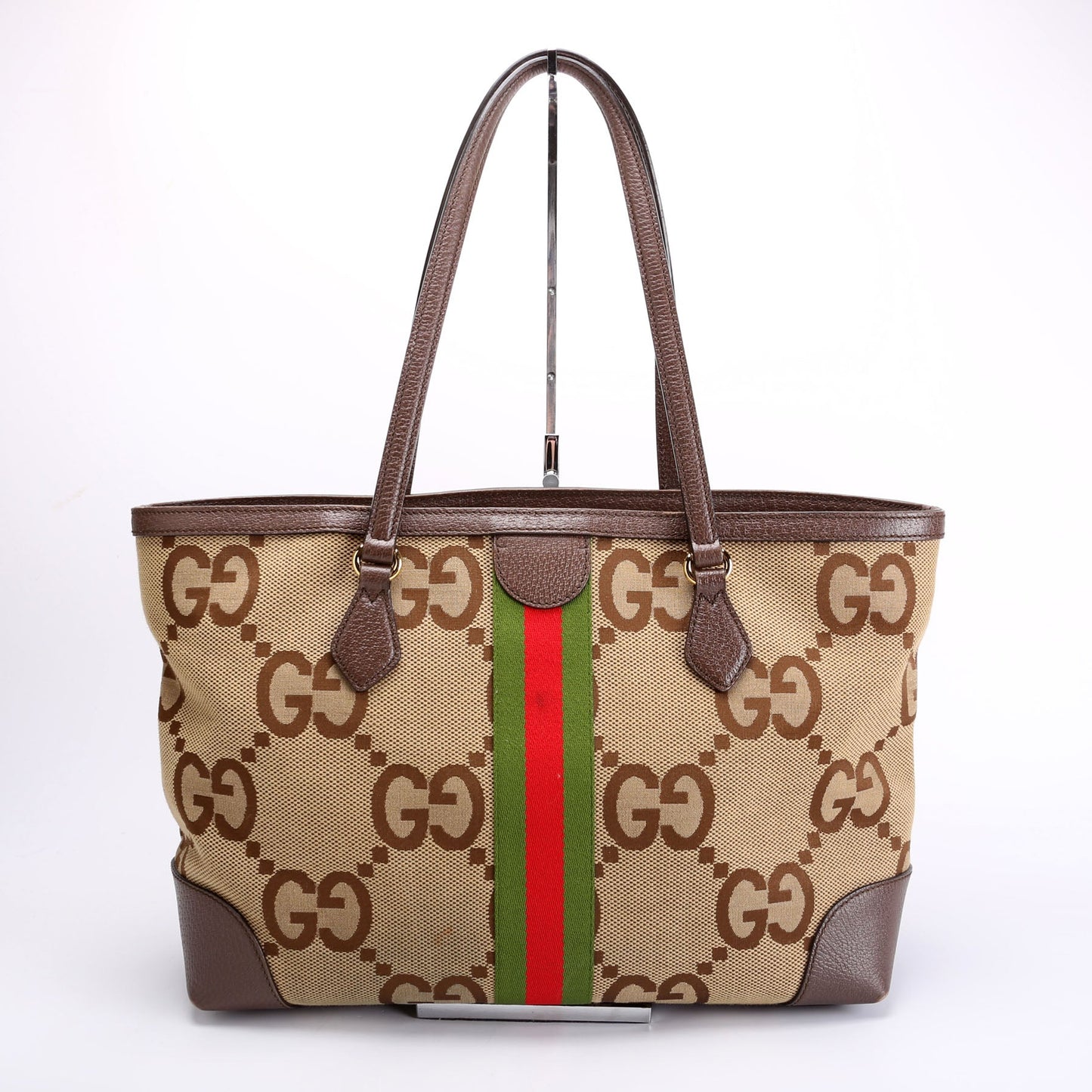 Gucci 631685 Jumbo GG Ophidia Tote Brown Bag