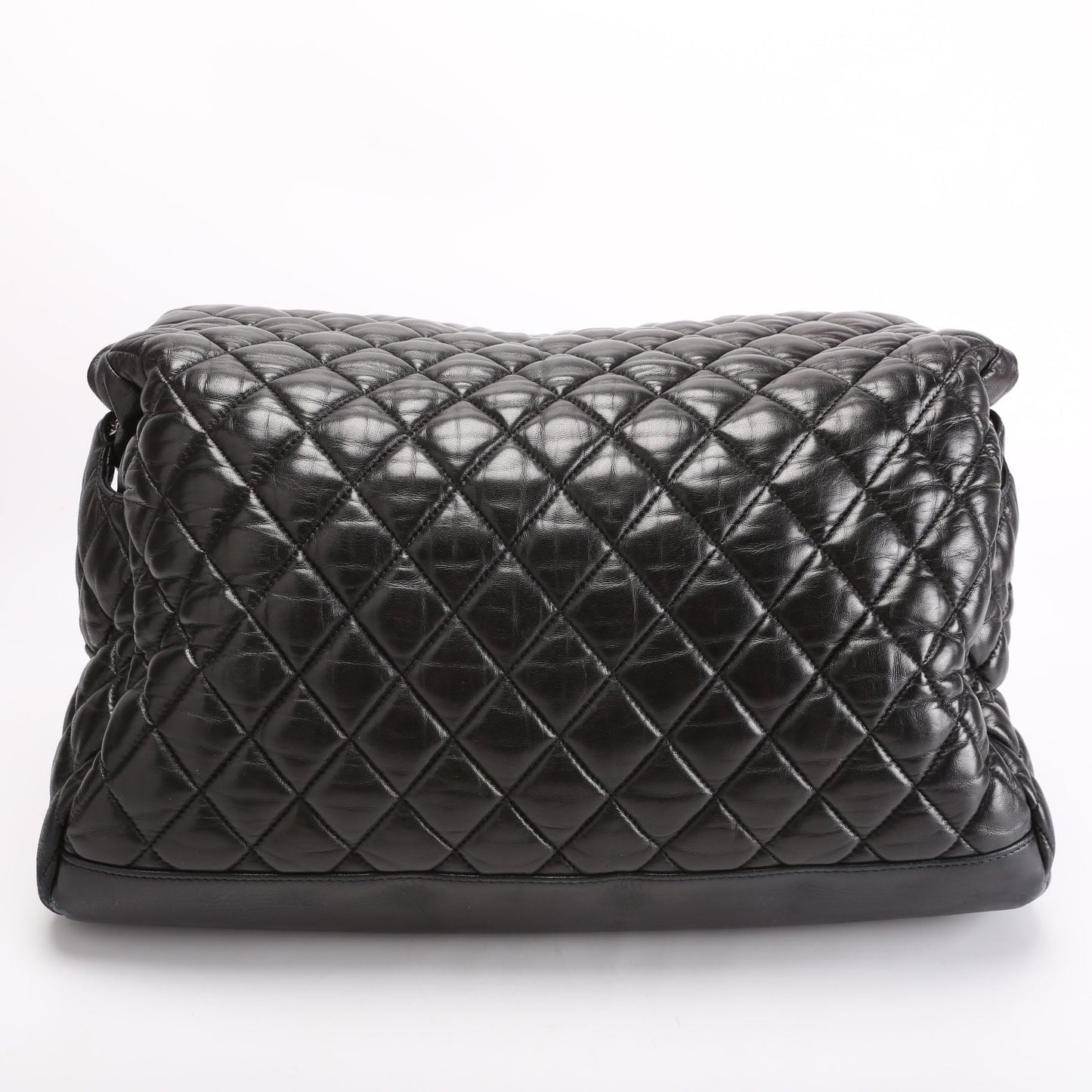 Chanel Paris-Moscow Red Square Kremlin Fold-Over Large Lambskin 12M Black Bag