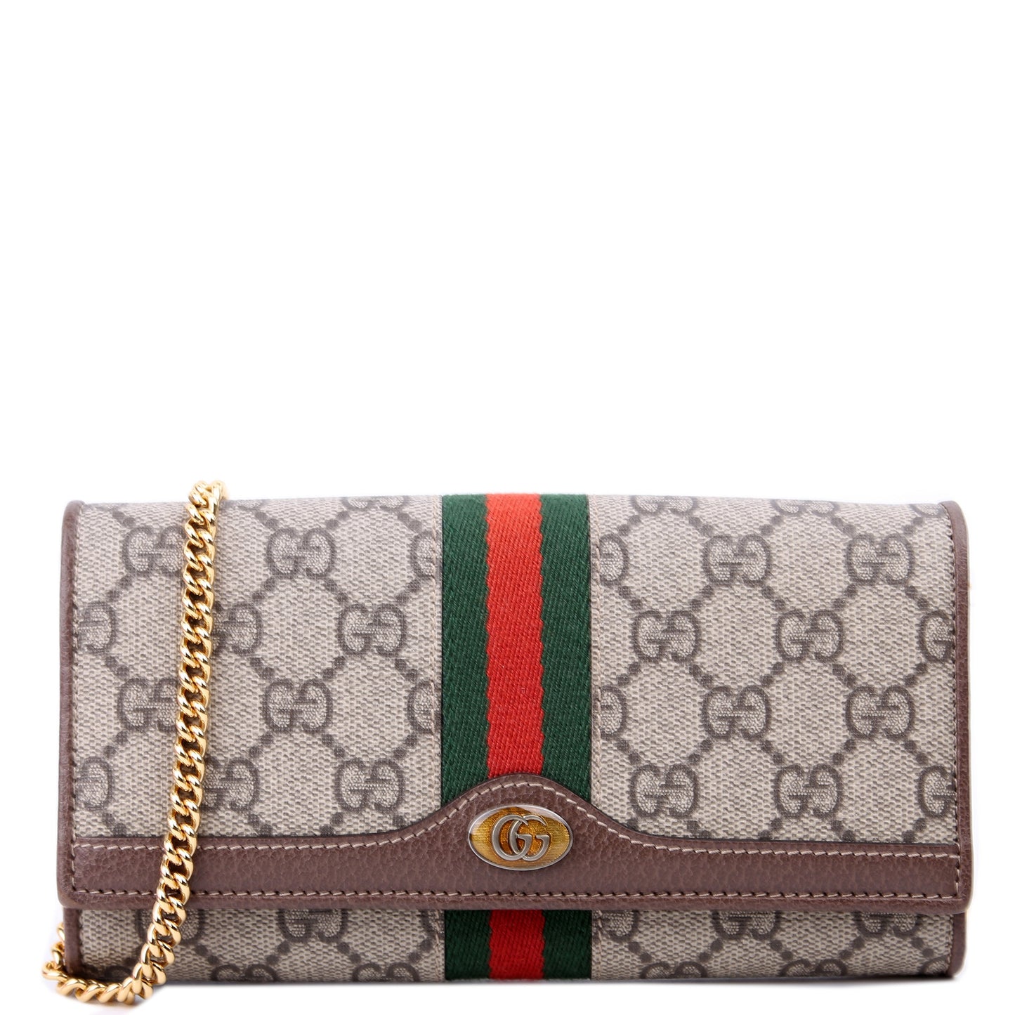 Gucci 546592 Ophidia GG Supreme Chain Wallet Bag