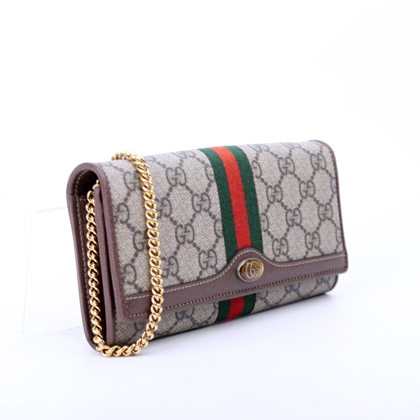 Gucci 546592 Ophidia GG Supreme Chain Wallet Bag