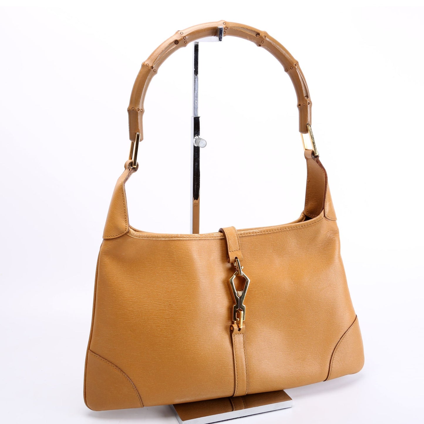 Gucci 001-4060 Bamboo Jackie   Mustard Bag