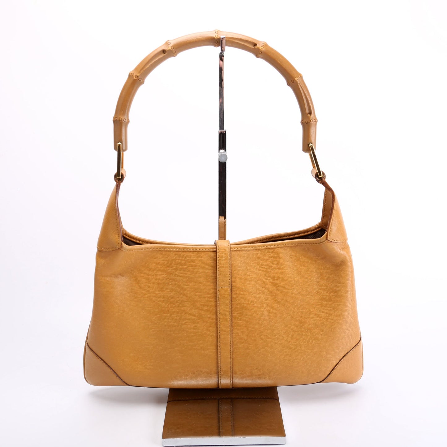 Gucci 001-4060 Bamboo Jackie   Mustard Bag
