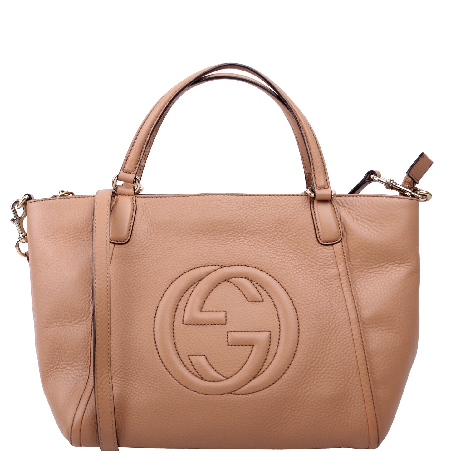 Gucci 369176 Soho Crossbody Tan Bag