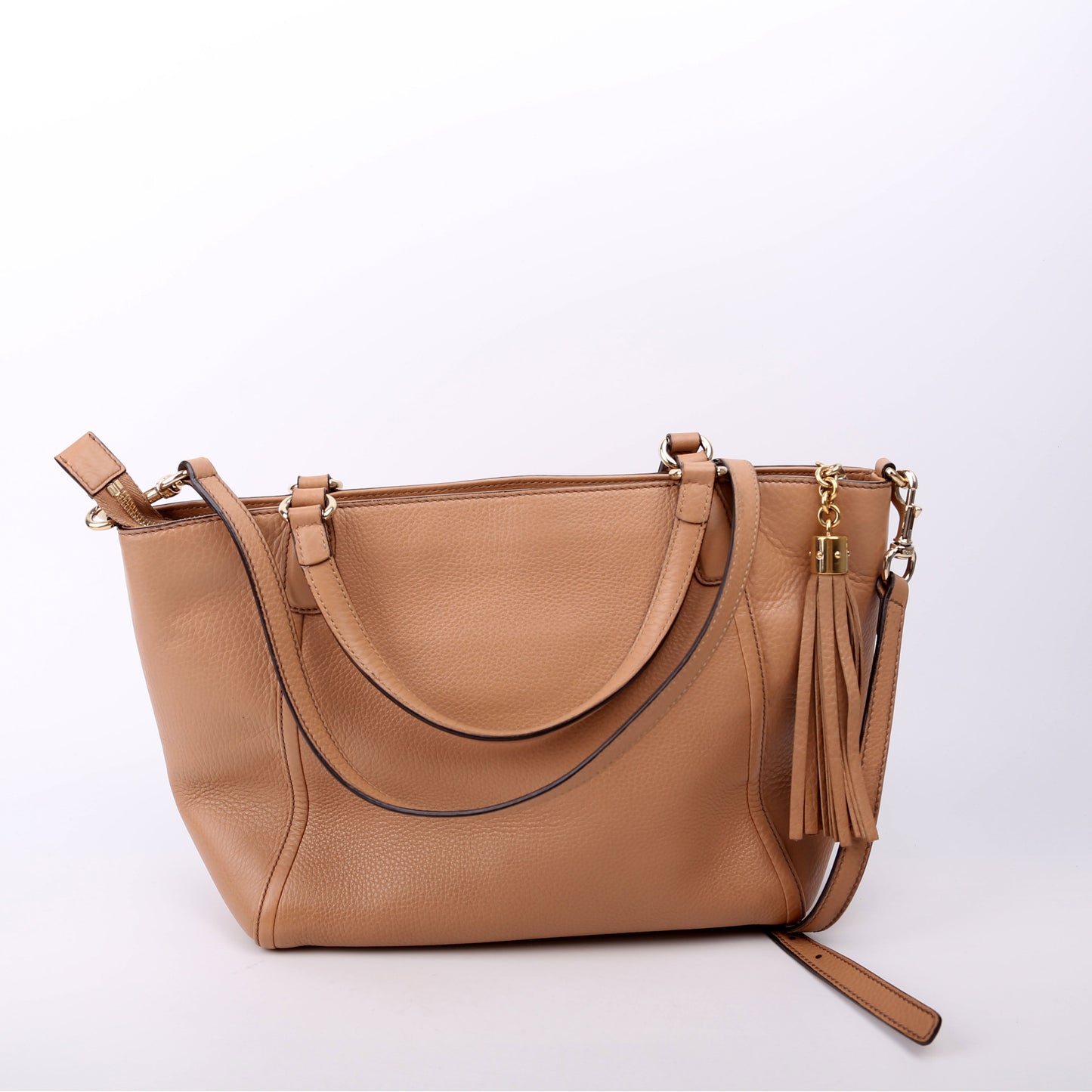 Gucci 369176 Soho Crossbody Tan Bag