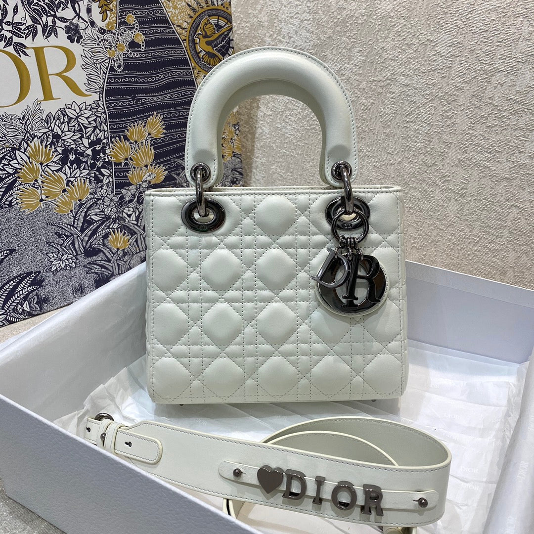 Top Quality Small Lady Bag SiTop Qualityer Hardware, White, For Women Womens Handbags, Crossbody Bags, 20cm CD