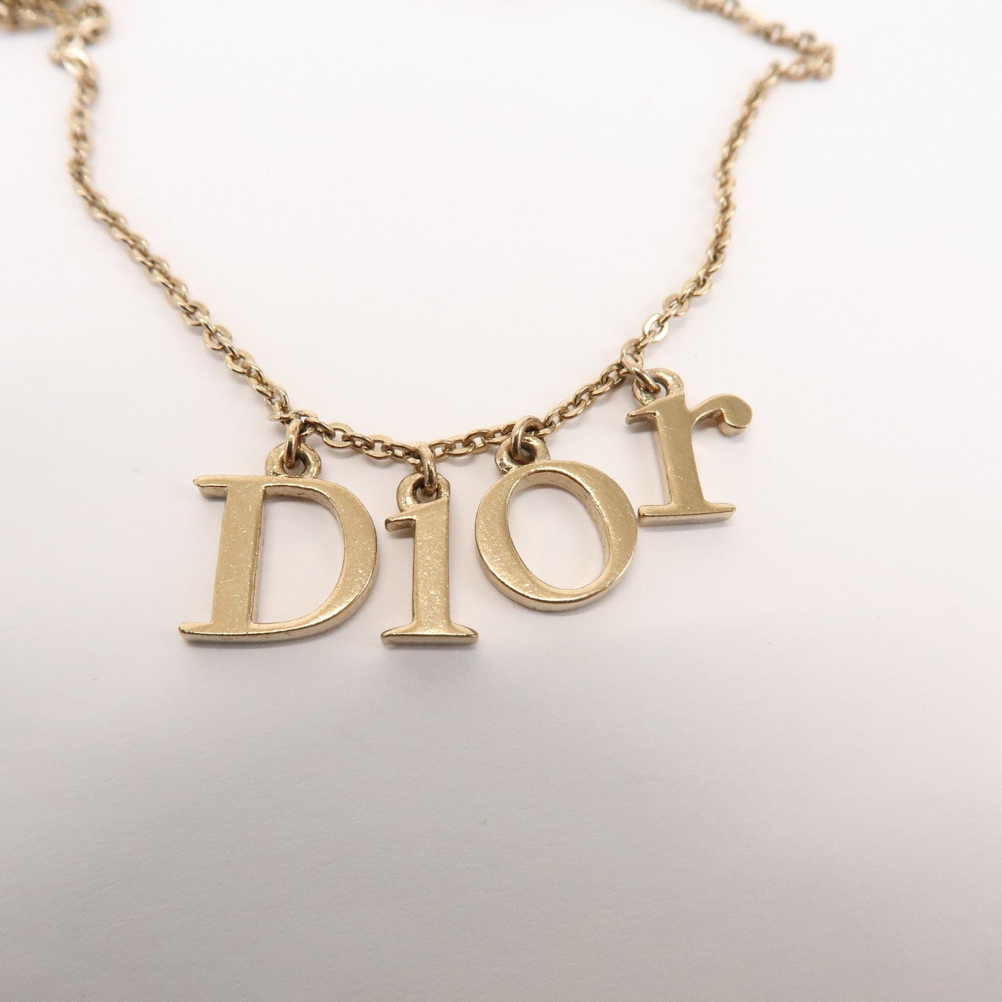 Christian Dior Metal Bracelet DIOR Logo Gold