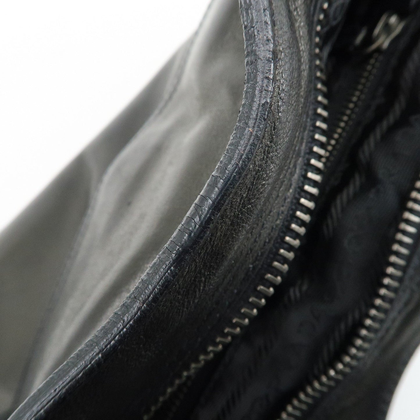 PRADA Leather Tote Bag Black  d