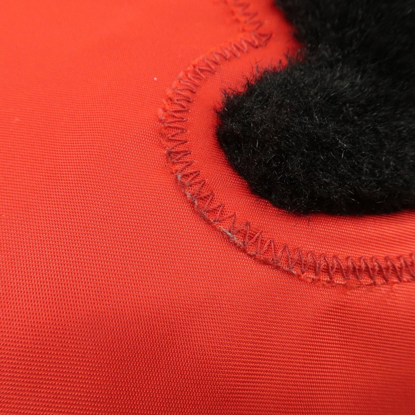 PRADA Nylon Leaather Panda Tote Bag Shoudler Bag Red BR4249  d