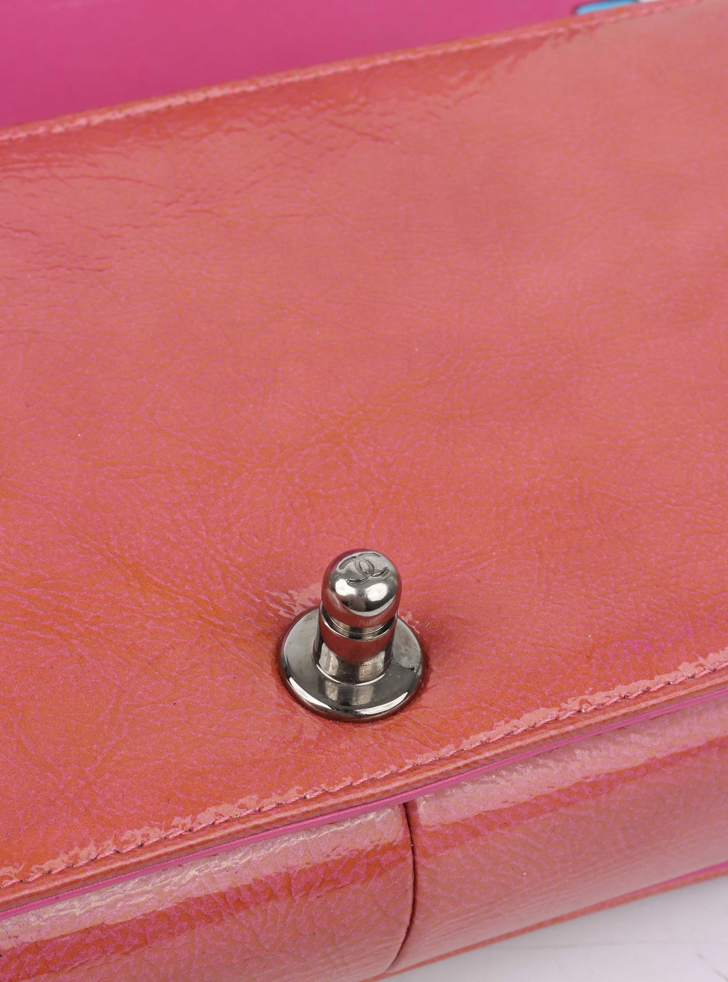 Chanel Medium Pink Tweed Boy Bag.