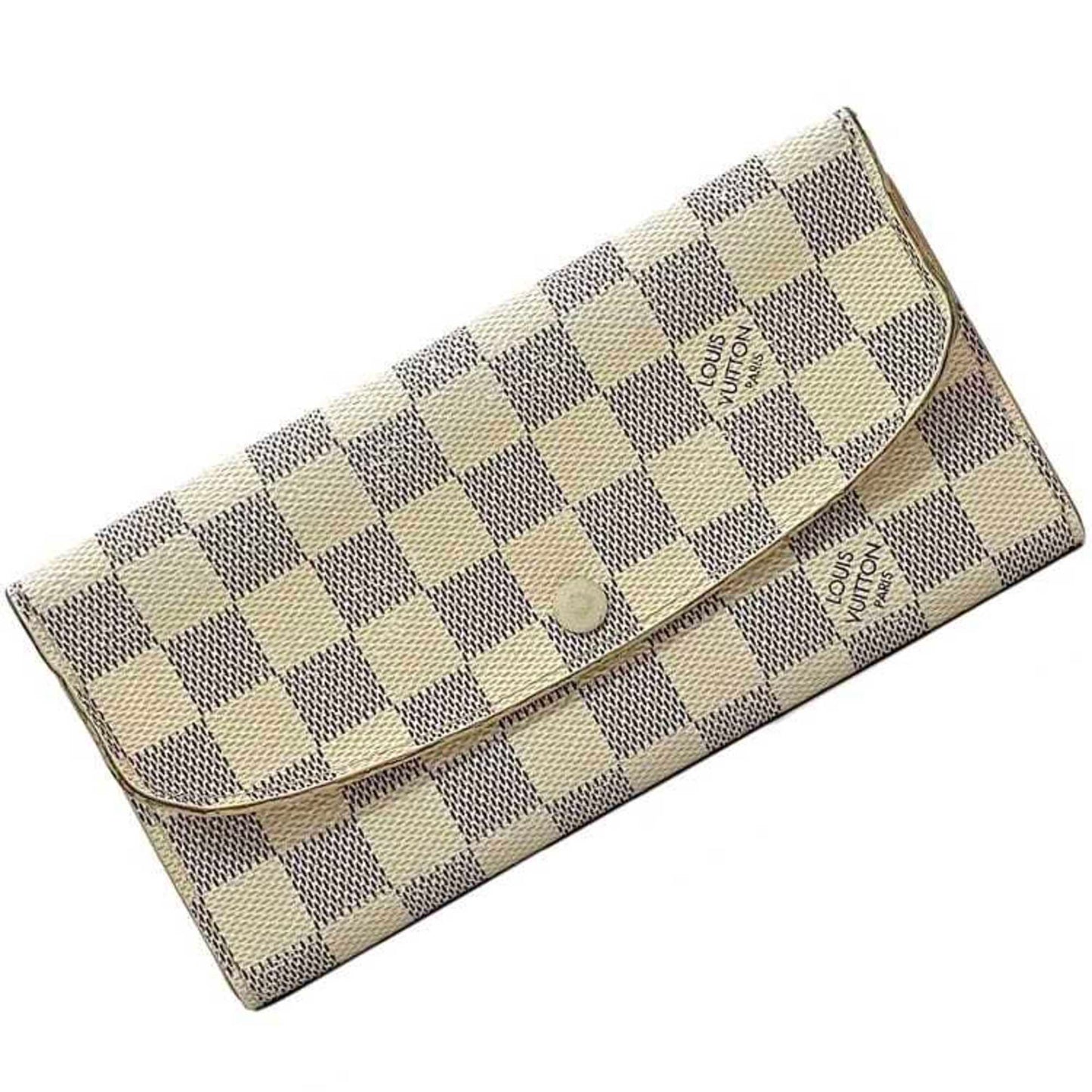 Louis Vuitton Damier Azur Damier Azur  Damier Azur Long Wallet (Bi-Fold)