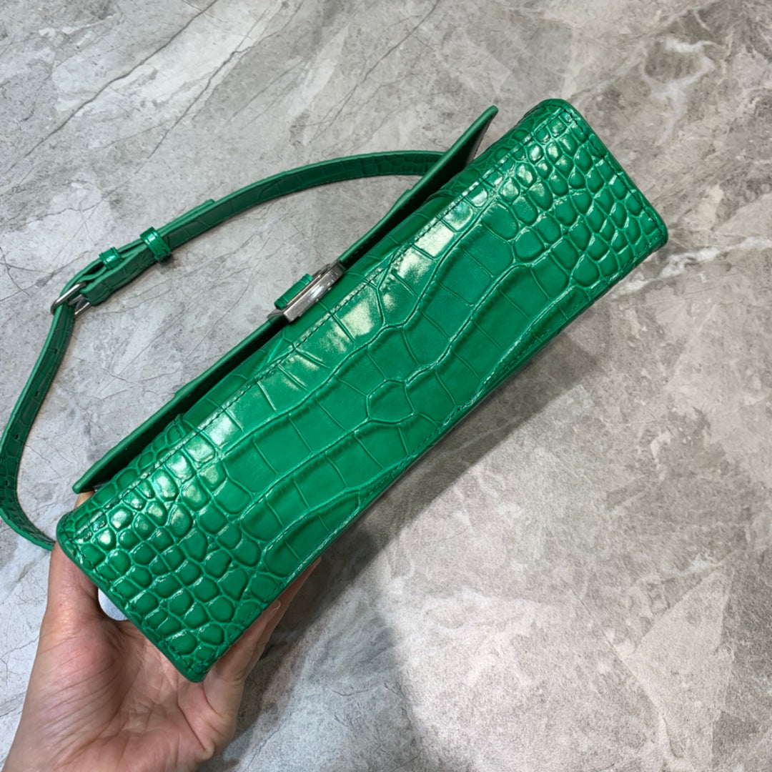 Top Quality Hourglass Handbag In Green, For Women,  Bags 9.8in/25cm