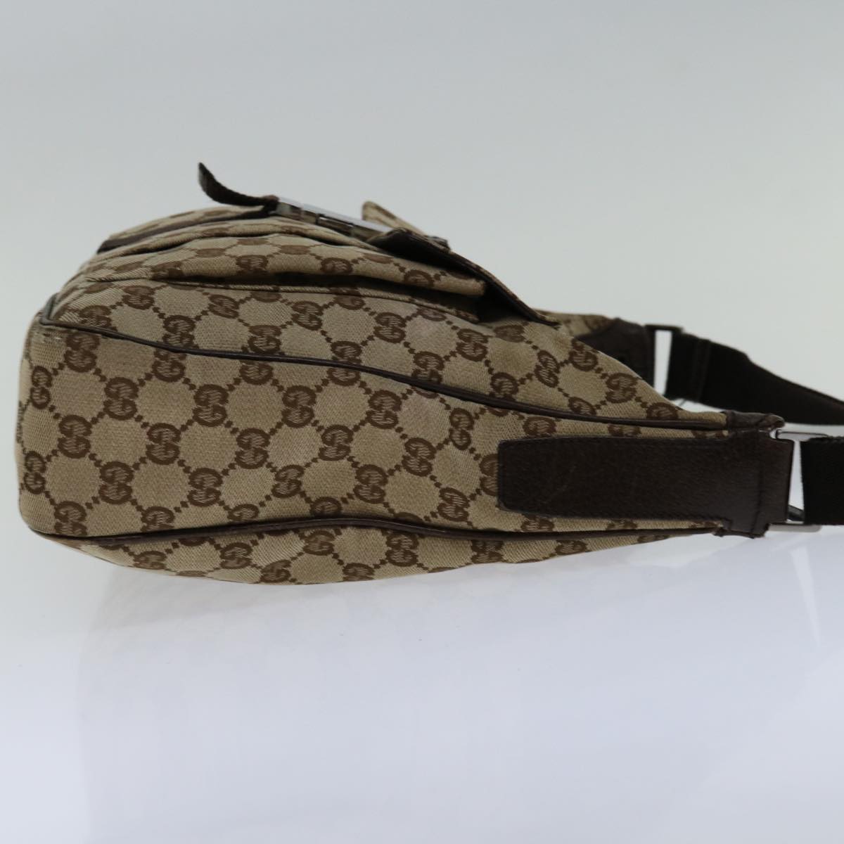Gucci Gg Canvas Brown Canvas Shoulder Bag ( )