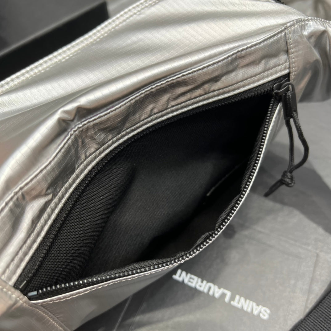 YSSL Nuxx Crossbody Bag Sliver For Women, Women’s Bags 9.8in/25cm YSL