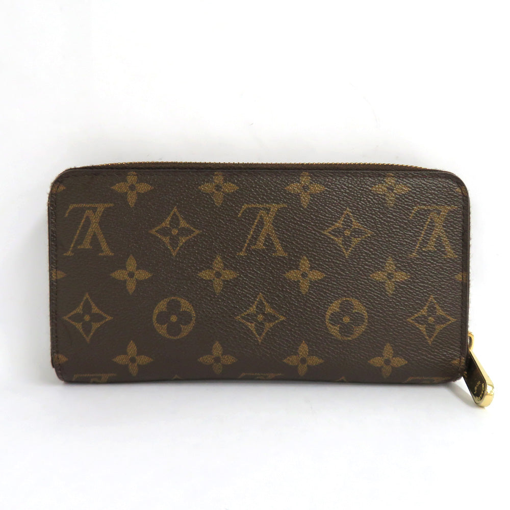 Louis Vuitton M41895 Monogram Fuschia Pink Round Wallet Monogram Canvas Leather