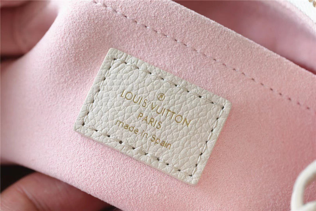 Top Quality Bagatelle BB Monogram Empreinte Beige / Pink / Yellow For Women,  Shoulder And Crossbody Bags 22cm/8.7in Top Quality M46113