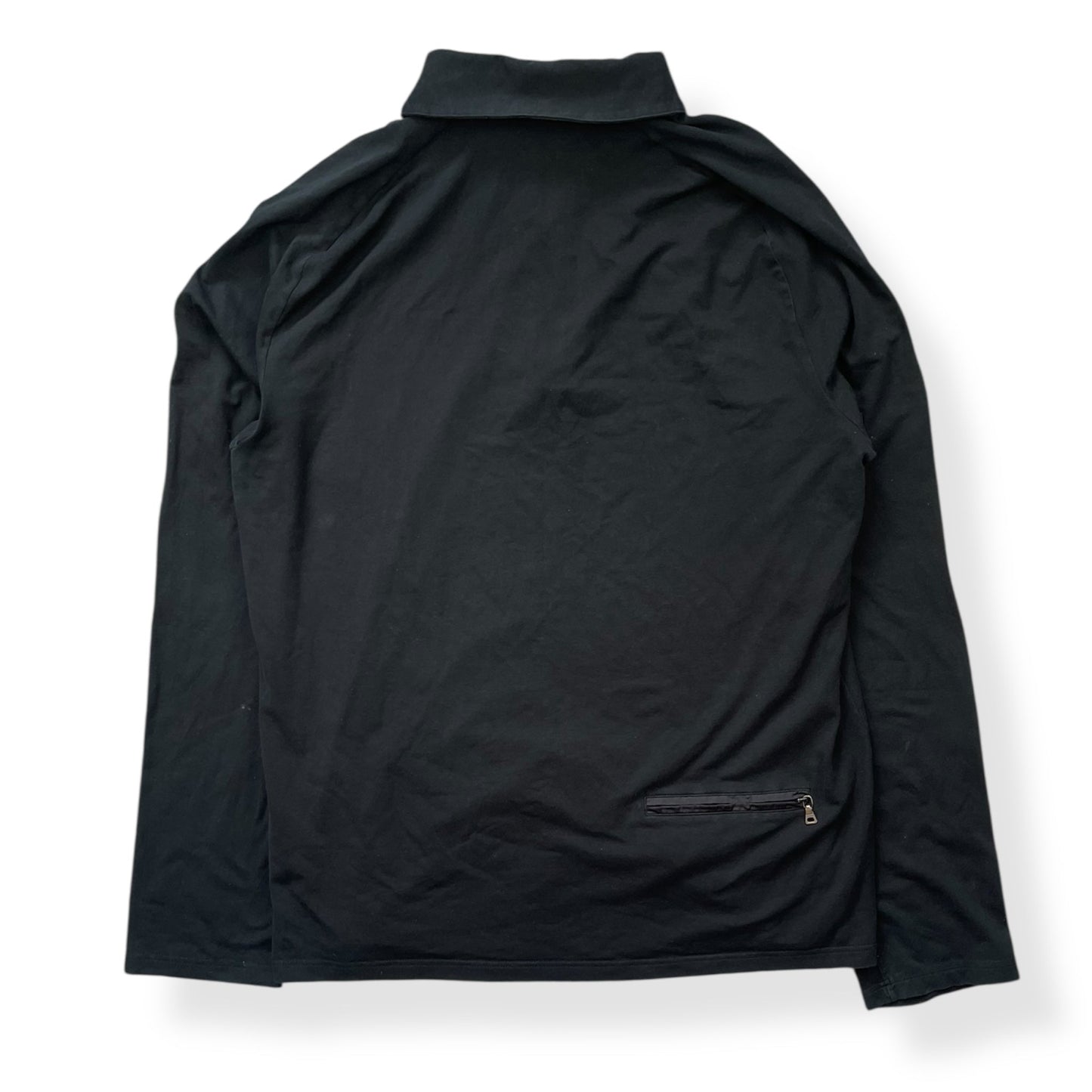 2000's Prada Sport Stash Pocket Long Sleeve Polo (L)