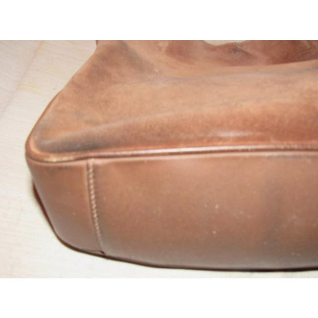 Gucci   Mocha Brown Suede And Leather Hobo Bag