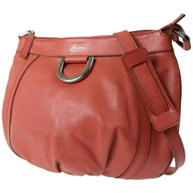 Gucci Abbey   Red Leather Hobo Bag
