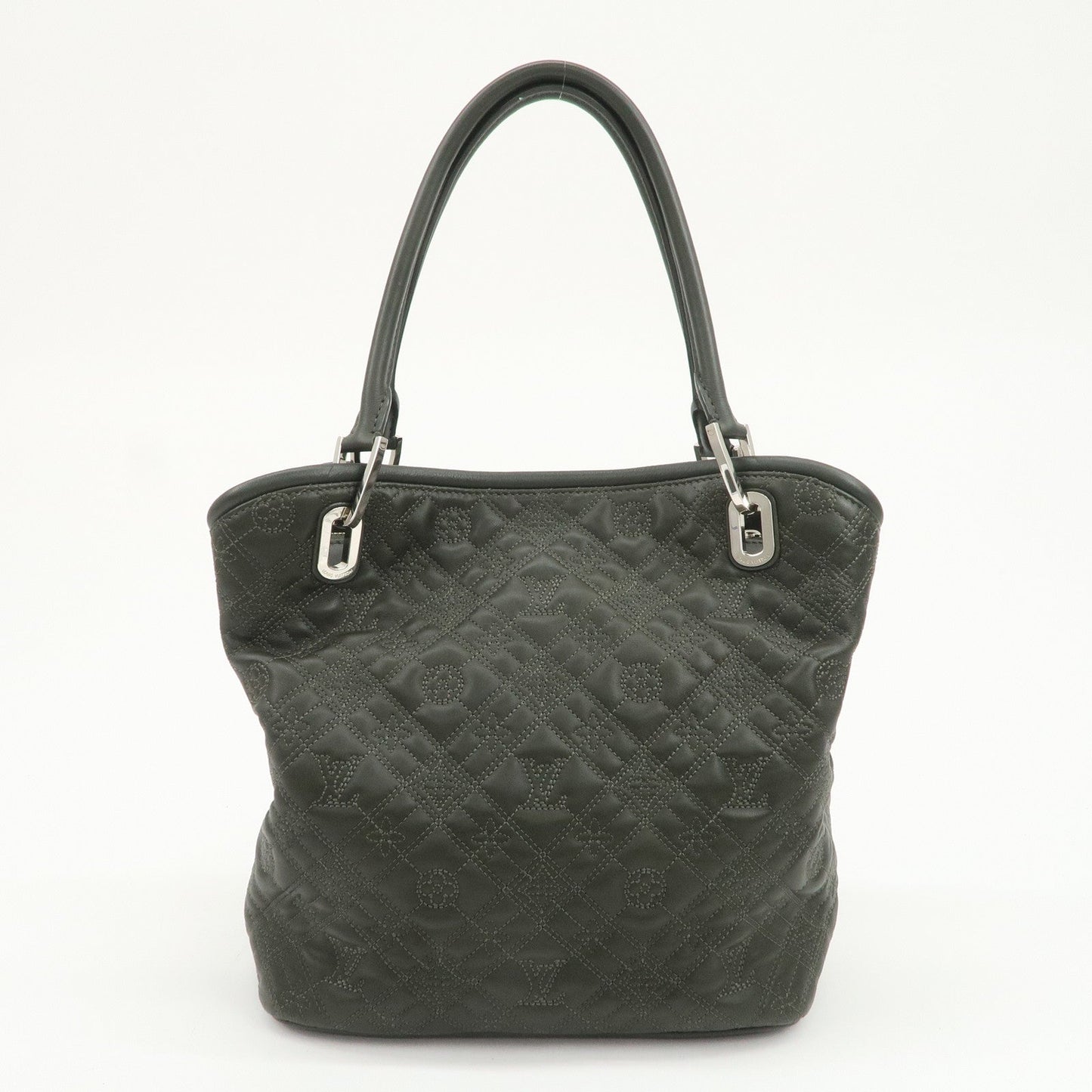 Louis Vuitton Monogram Antheia PM Leather Hand Bag Dark Green