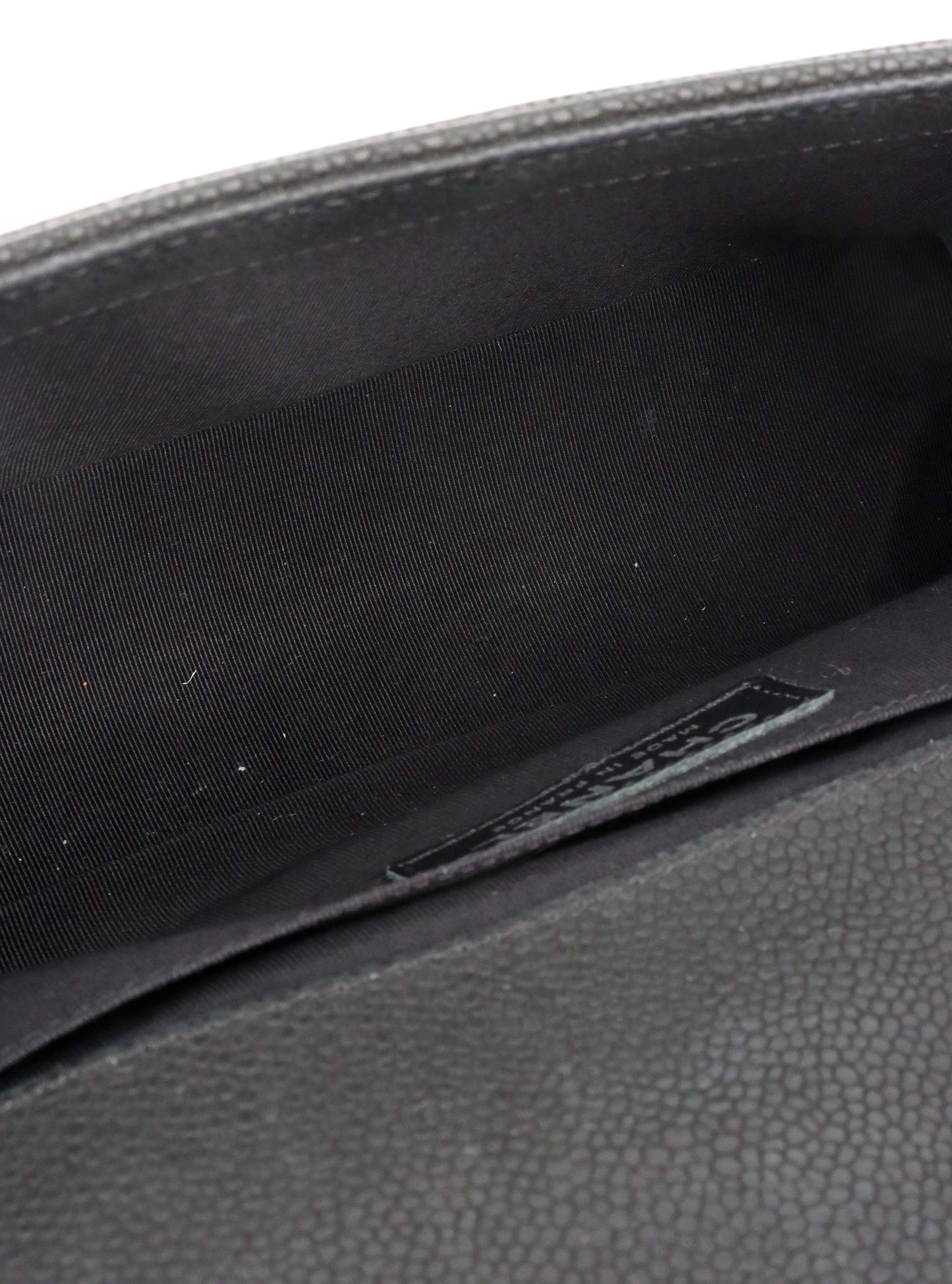 Chanel Black Medium Soft Caviar Boy Bag SHW.