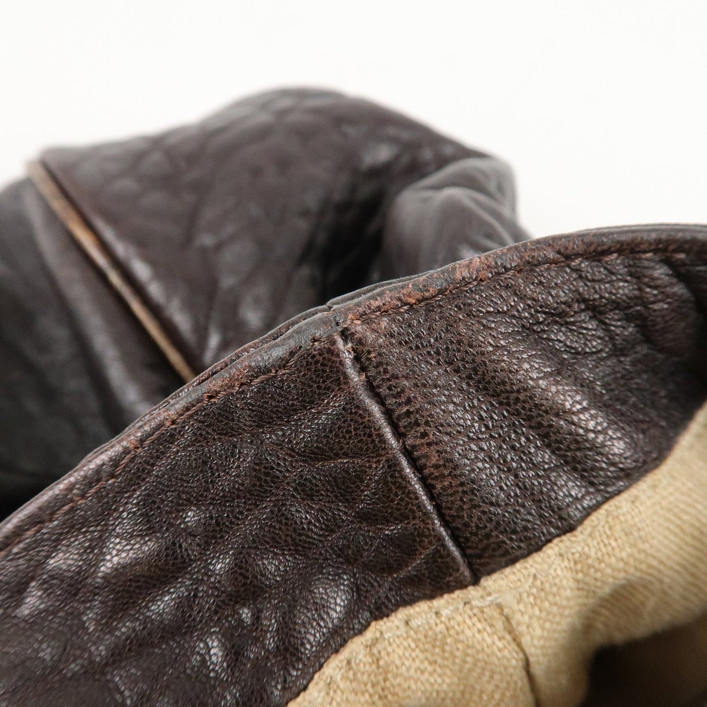 FENDI Zucca Canvas Leather Spy Bag Brown Black 8BR511  d