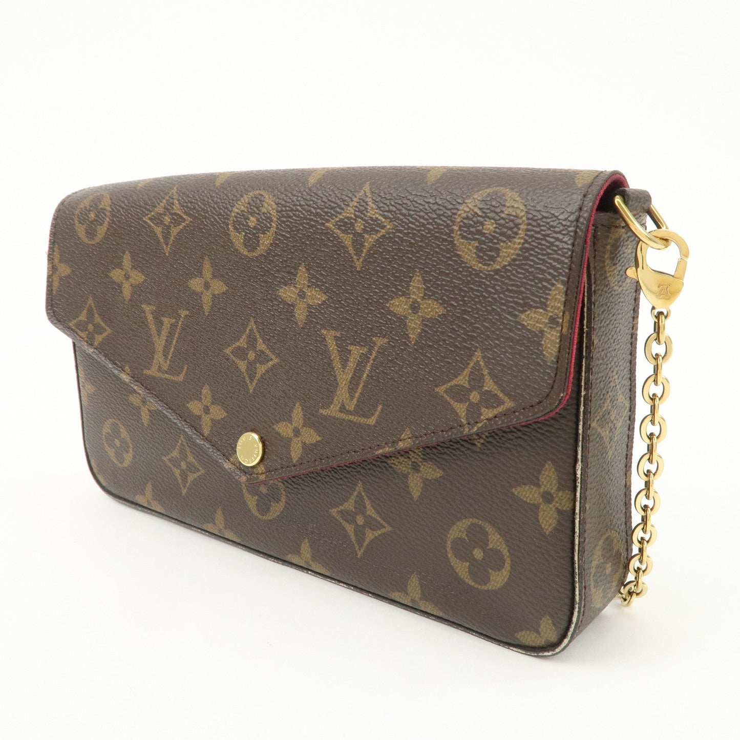 Louis Vuitton Monogram Pochette Felicie Shoulder Bag Brown M61276  d