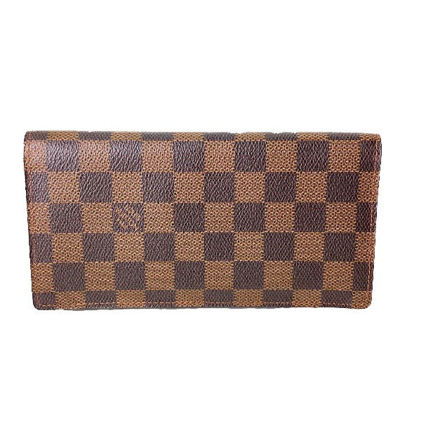 LOUIS VUITTON Bill Compartment N62228 Damier canvas Brown Portefeuille Ron Damier mens  d