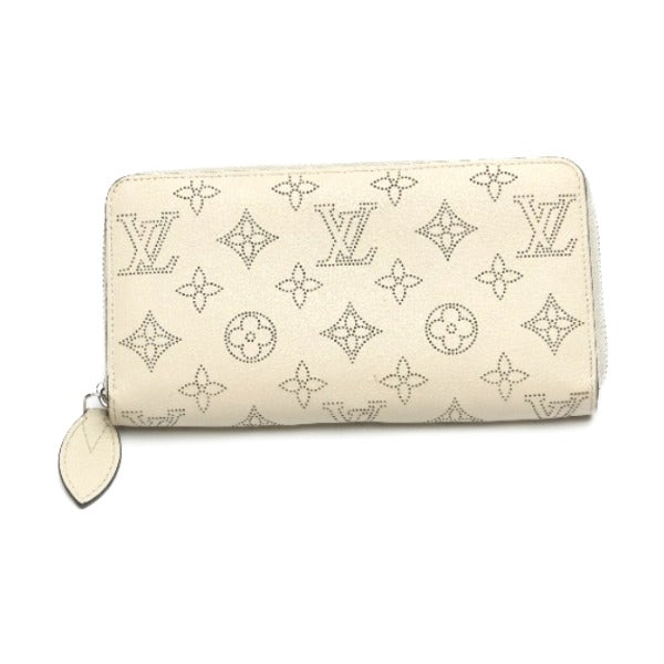LOUIS VUITTON Long Wallet Purse ‚l61868 Monogram Mahina Magnolia Zip Around Monogram Mahina Zippy wallet Women