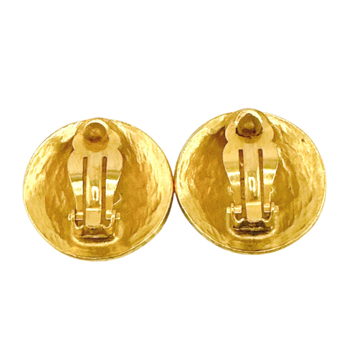 CHANEL Earring Gold Plated gold   COCO Mark