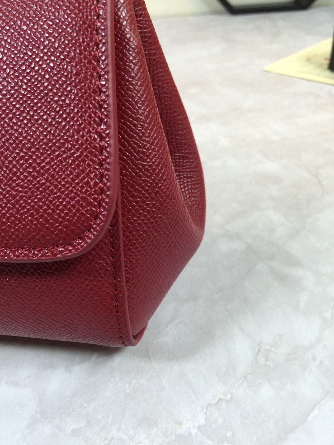 Top Quality Medium Sicily Handbag In Dauphine Burgundy For Women 10.2in/26cm Top Quality Top Quality4347A10018M073