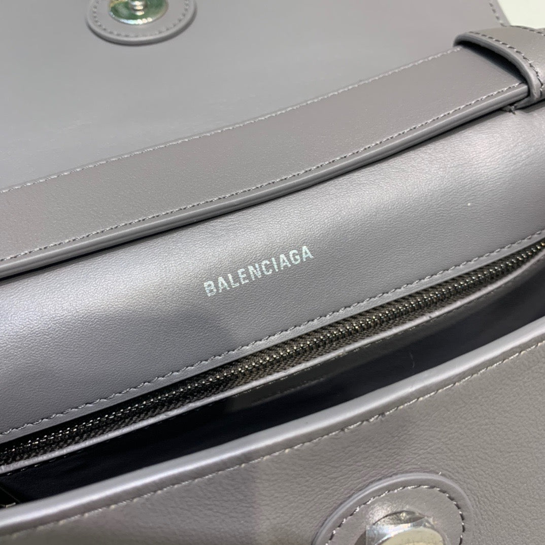 Top Quality Downtown Small Shoulder Bag In Gray, For Women,  Bags 11.8in/30cm 67135329S1Y1604