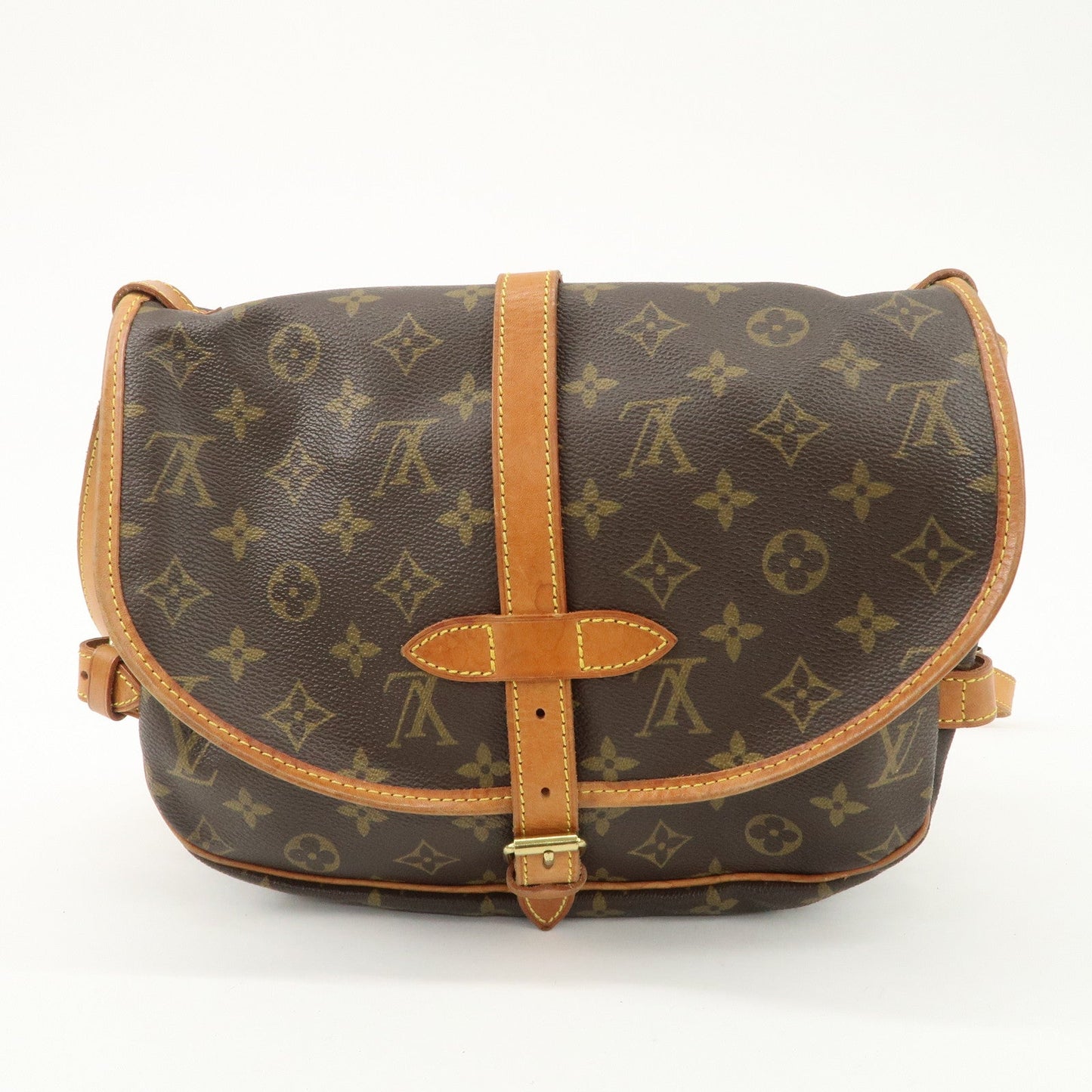 Louis Vuitton Monogram Saumur 30 Shoulder Bag Brown M42256  d