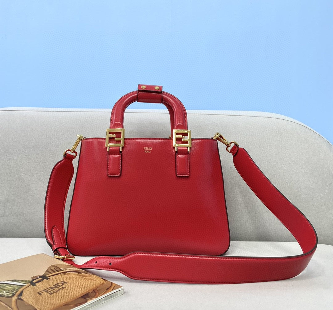 Top QualityTop Quality Small FF Tote Shoulder Red Bag For Woman 30cm/12in