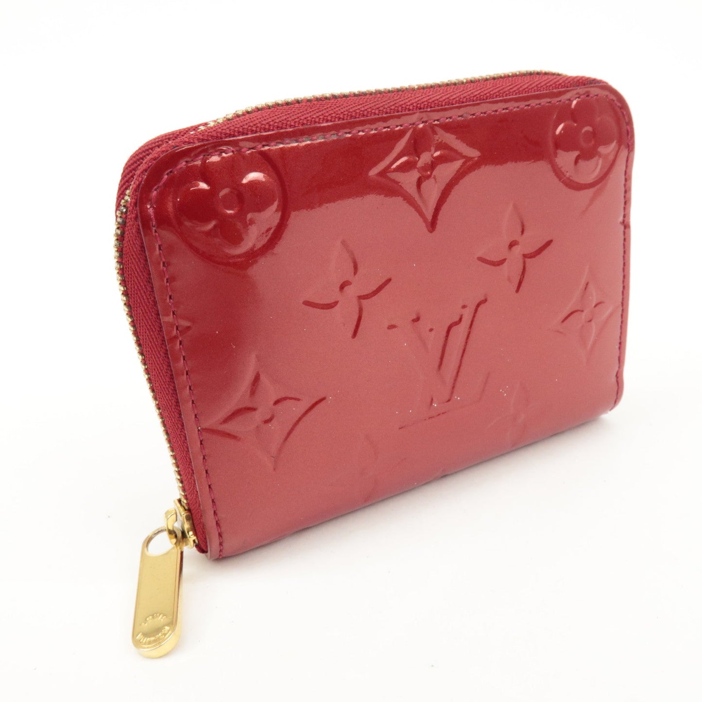 Louis Vuitton Monogram Vernis Zippy Coin Purse Pomme d'Amour M93608  d