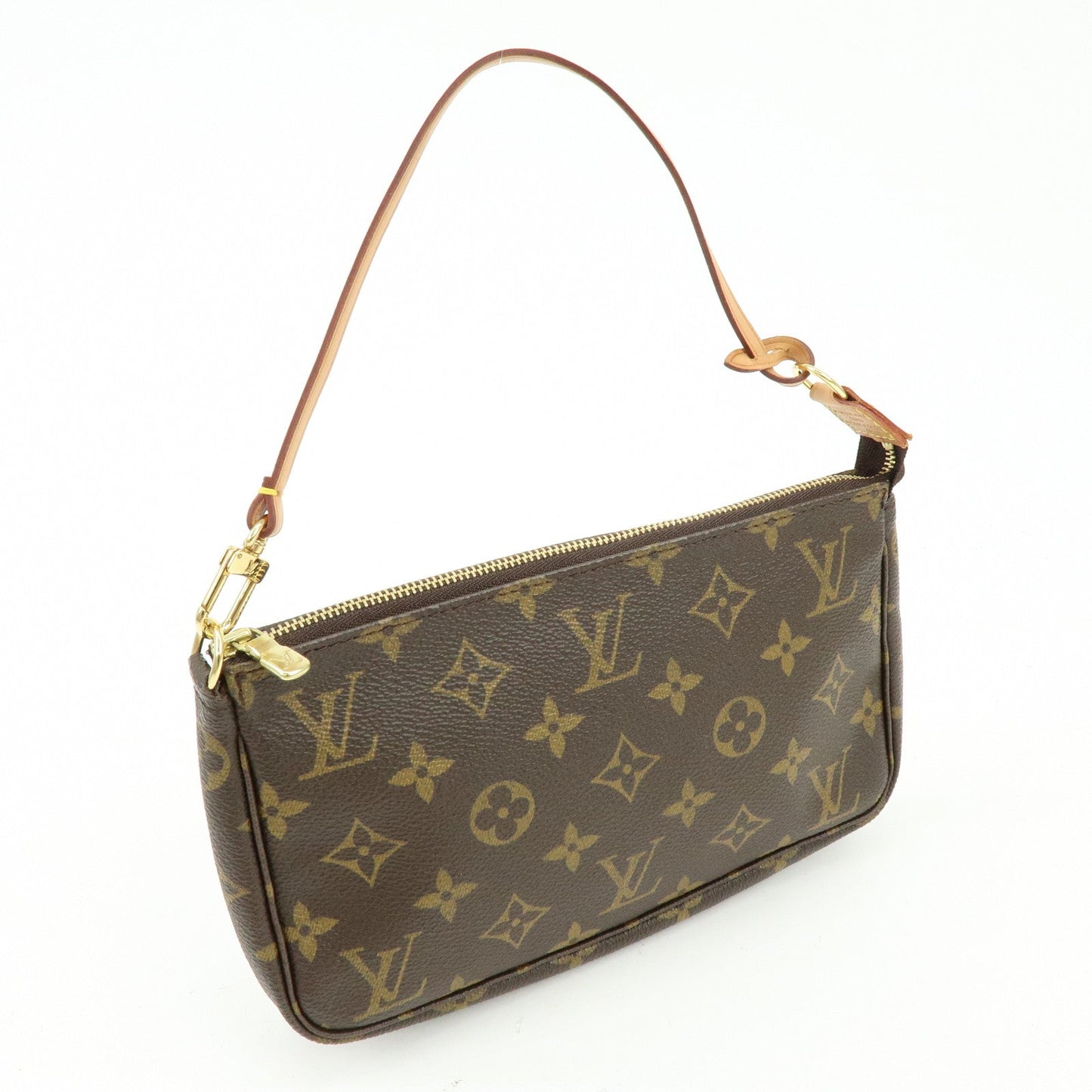 Louis Vuitton Monogram Pochette Accessoires Pouch Hand Bag M51980