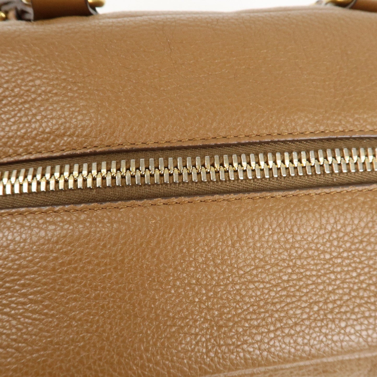PRADA Leather 2Way Bag Hand Bag Shoulder Bag Brown 1BB091  d