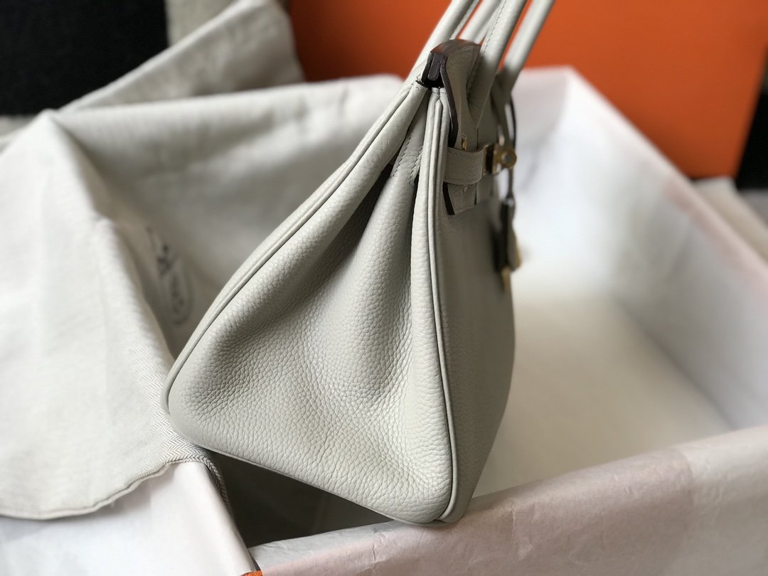 Top Quality Birkin White For Women Gold-Toned Hardware 11in/30cm