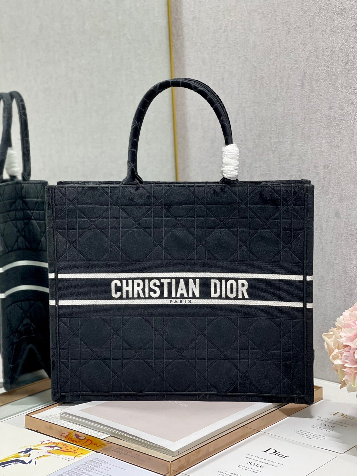 Top Quality Large Book Tote Black, For Women, Womens Handbags 16.5in/42cm CD