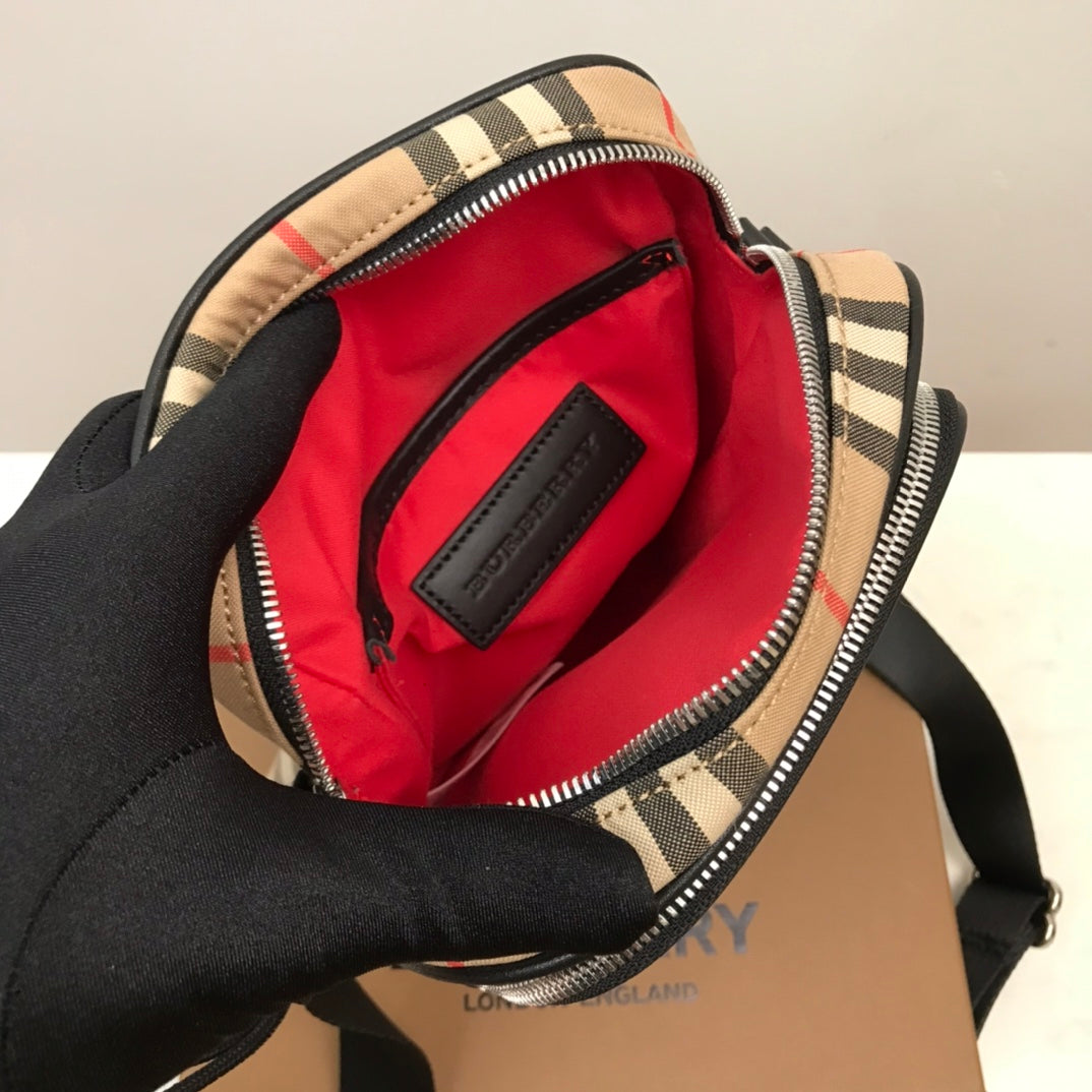 Top Quality  Check And Crossbody Bag For Men, Bags 8.7in/22cm