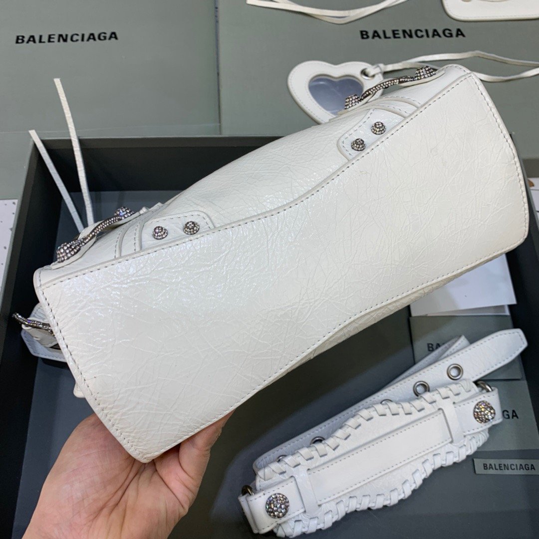 Top Quality Neo Cagole XS Handbag In White, For Women,  Bags 15.3in/39cm 700451210B09104