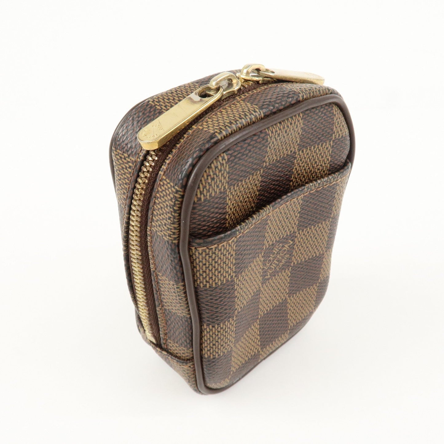 Louis Vuitton Damier Leather Canvas Etui Okapi PM Camera Case N61738  d