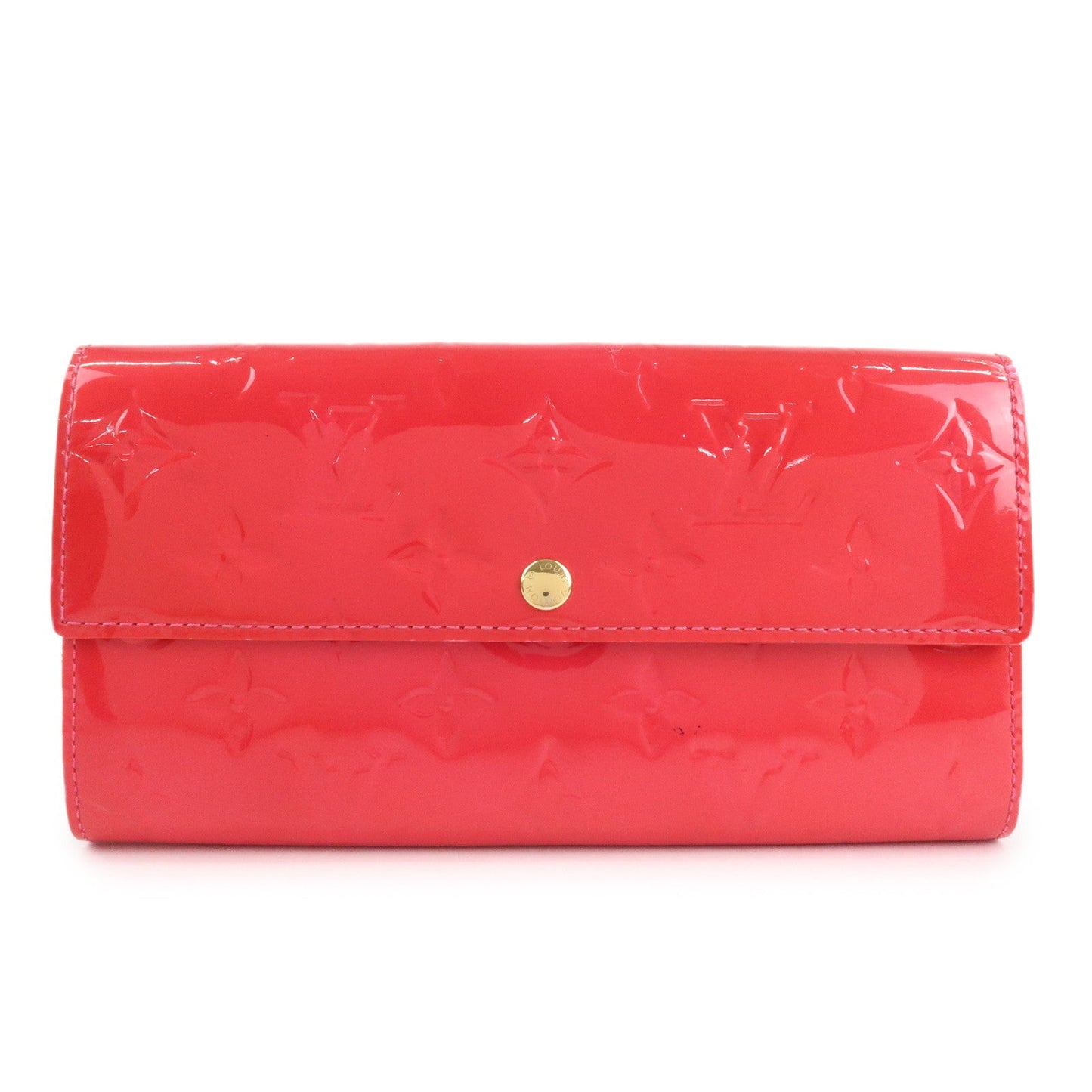 Louis Vuitton Monogram Vernis Portefeuille Sarah Long Wallet M93633  d